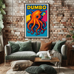 Dumbo Octopus Illustration Poster
