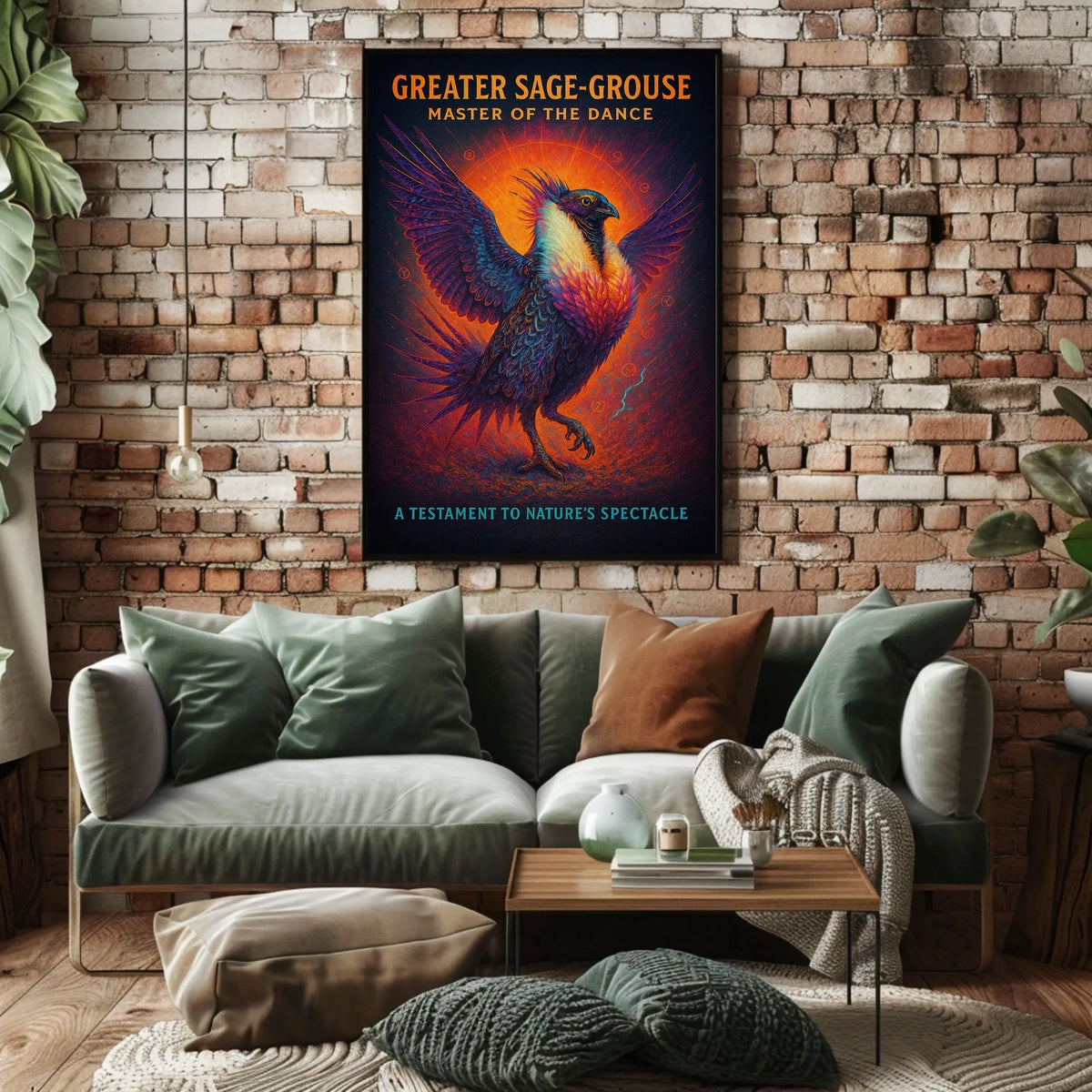 Greater Sage-Grouse Master of the Dance Poster