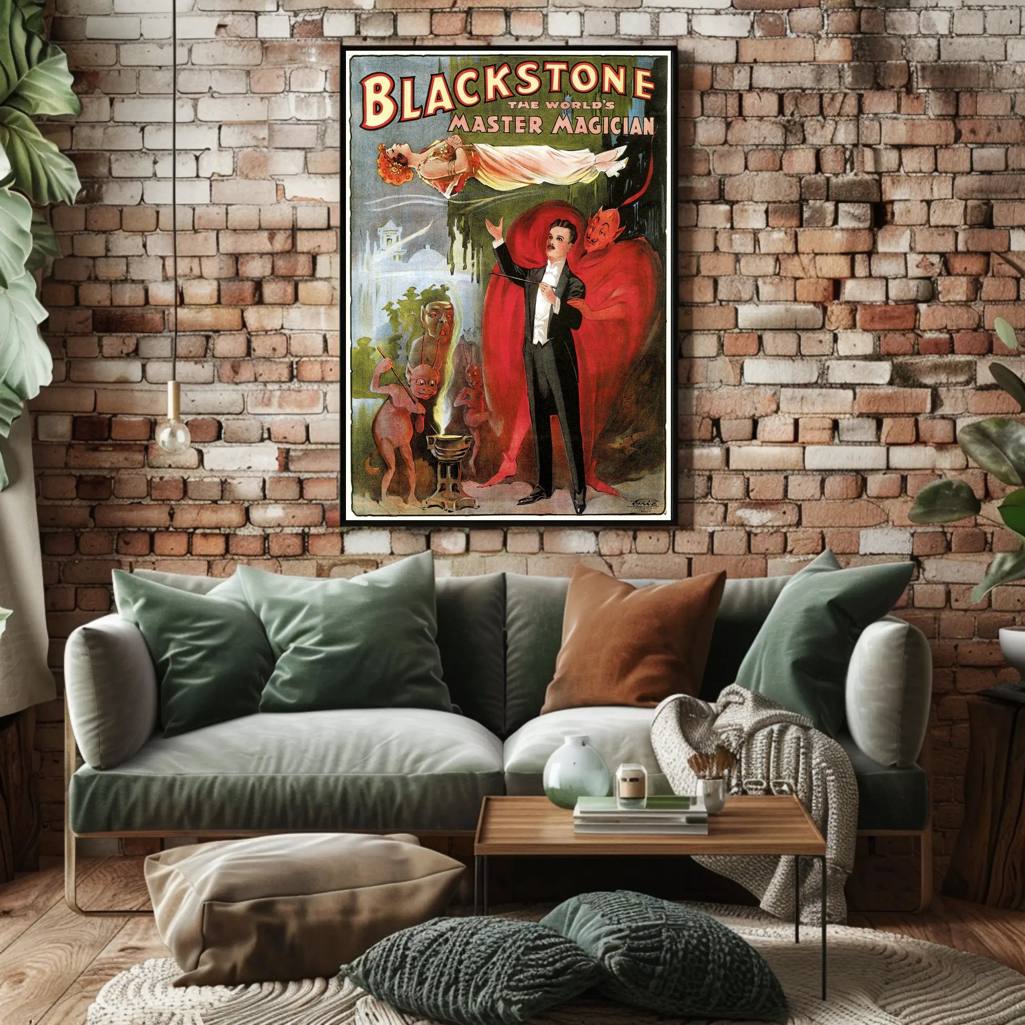 Blackstone Magic Show Vintage Cultural or Heritage Poster