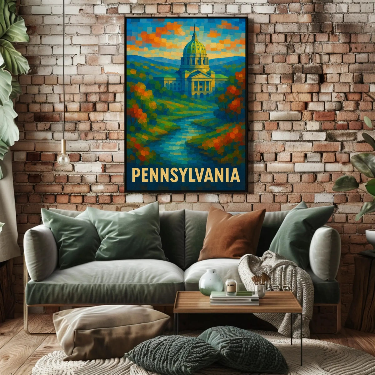 Pennsylvania Capitol Art Poster