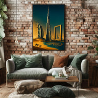 Architectural Wonders Of Dubai Poster