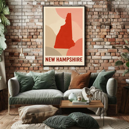 New Hampshire A Modern Tribute Poster