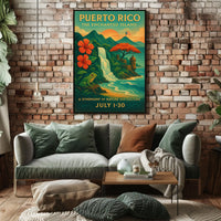 Puerto Rico The Enchanted Island Poster