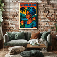Sierra Leone Vibrant Heritage Poster