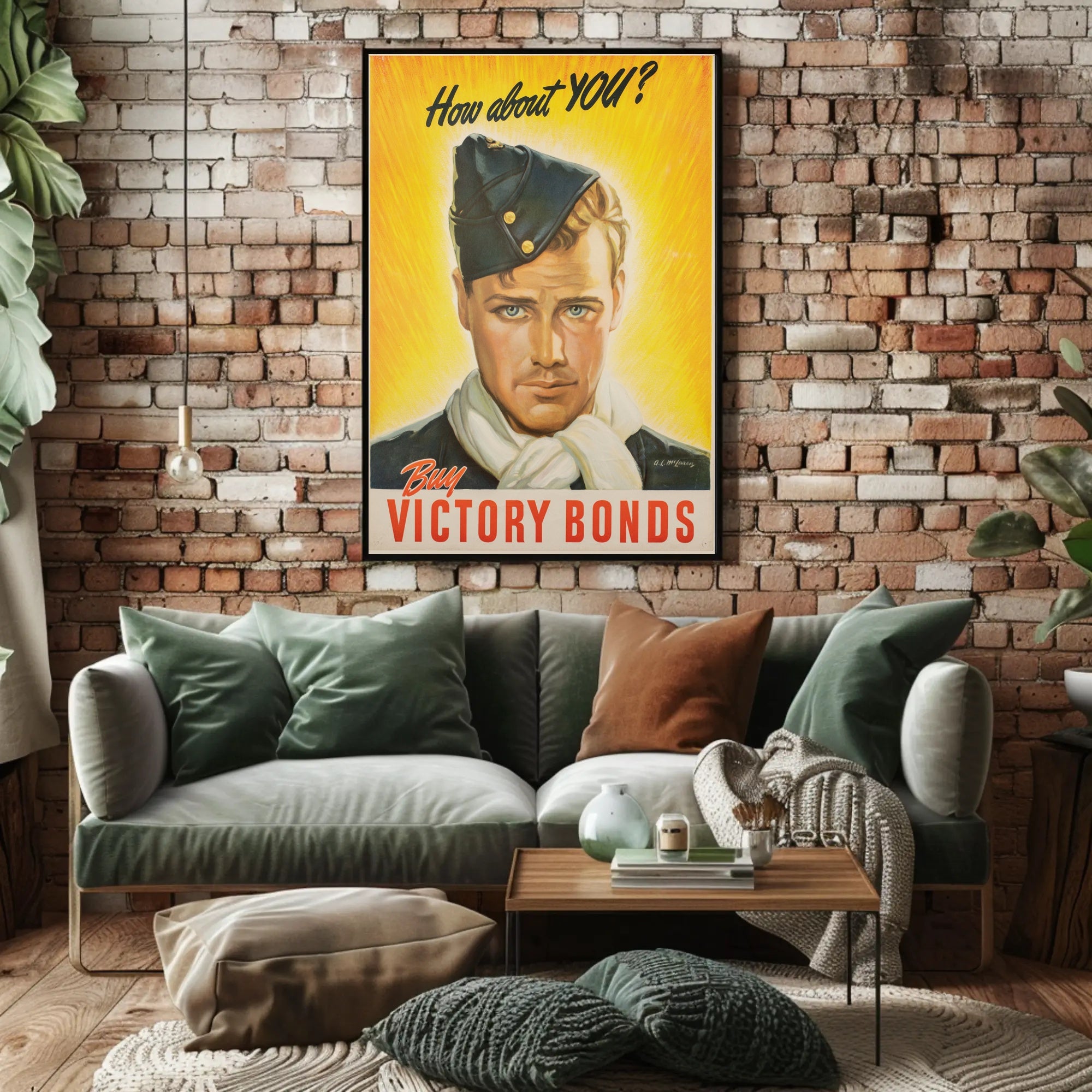 World War II Victory Bonds Propaganda Poster