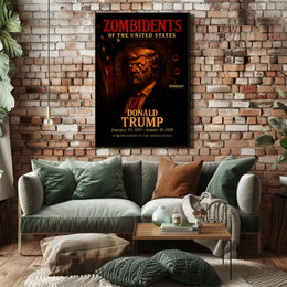 Donald Trump 47th President of the United States Zombidents Poster Series