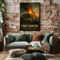 Fort Sumter The Dawn Of The Civil War Poster