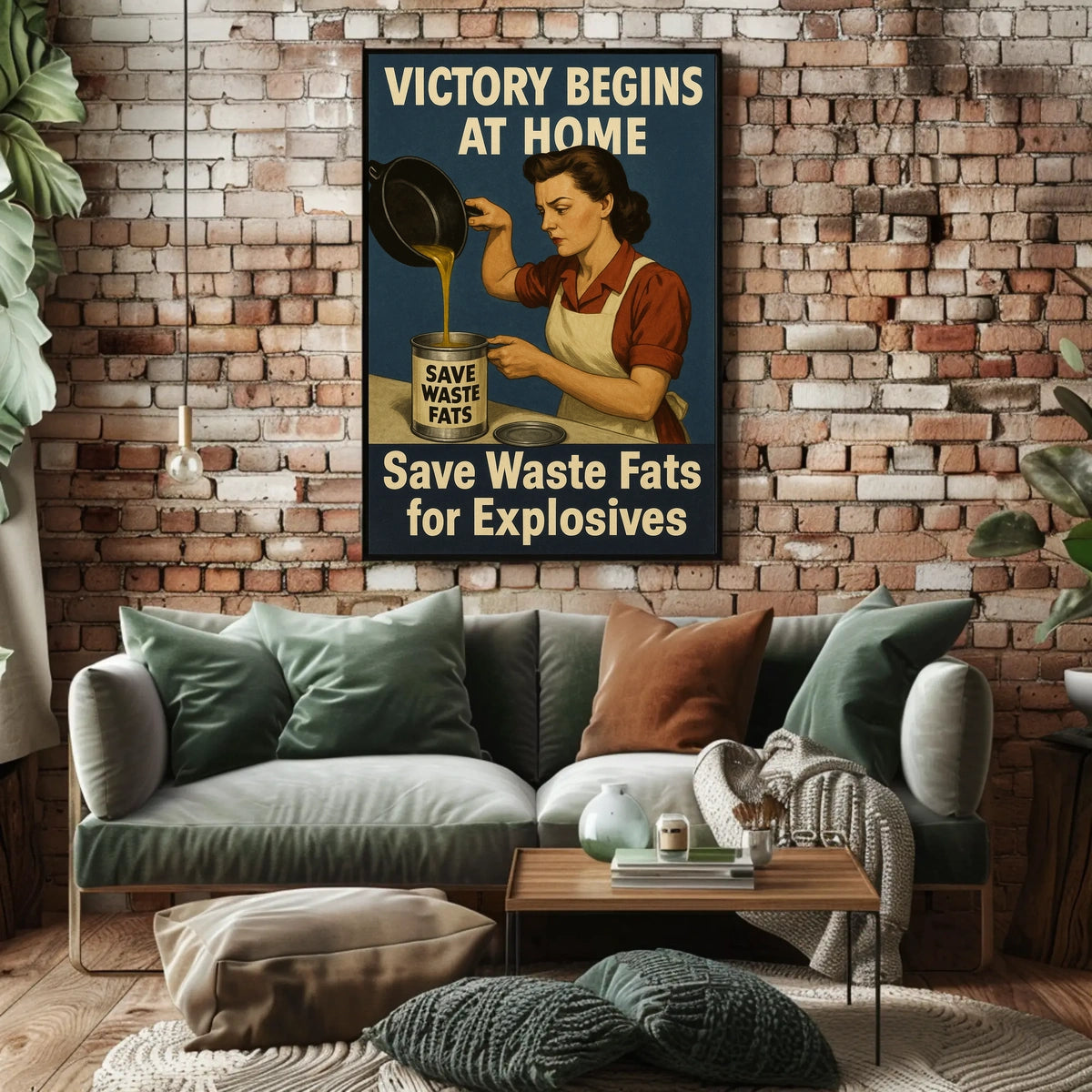 Victory Begins at Home Poster