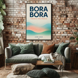 Bora Bora Travel Poster PosterGoat