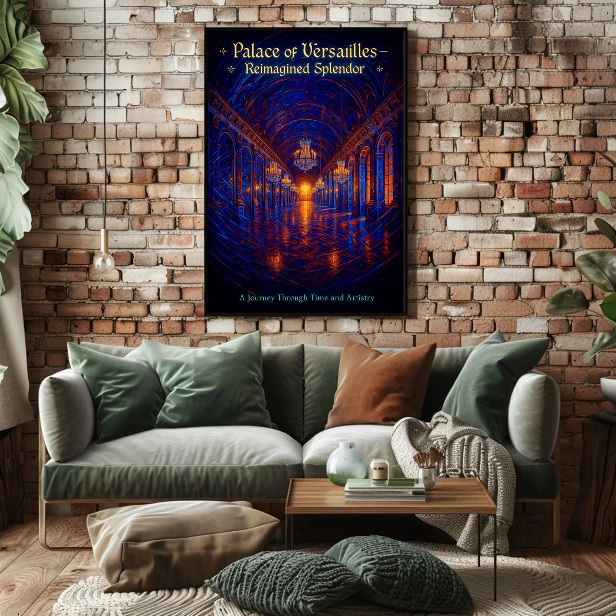 Palace of Versailles Reimagined Splendor Poster