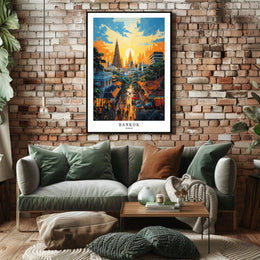 Bangkok A Vibrant Cityscape Poster
