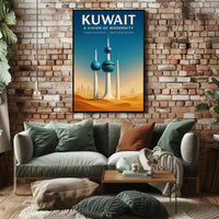 Kuwait - A Vision of Modernity Poster PosterGoat