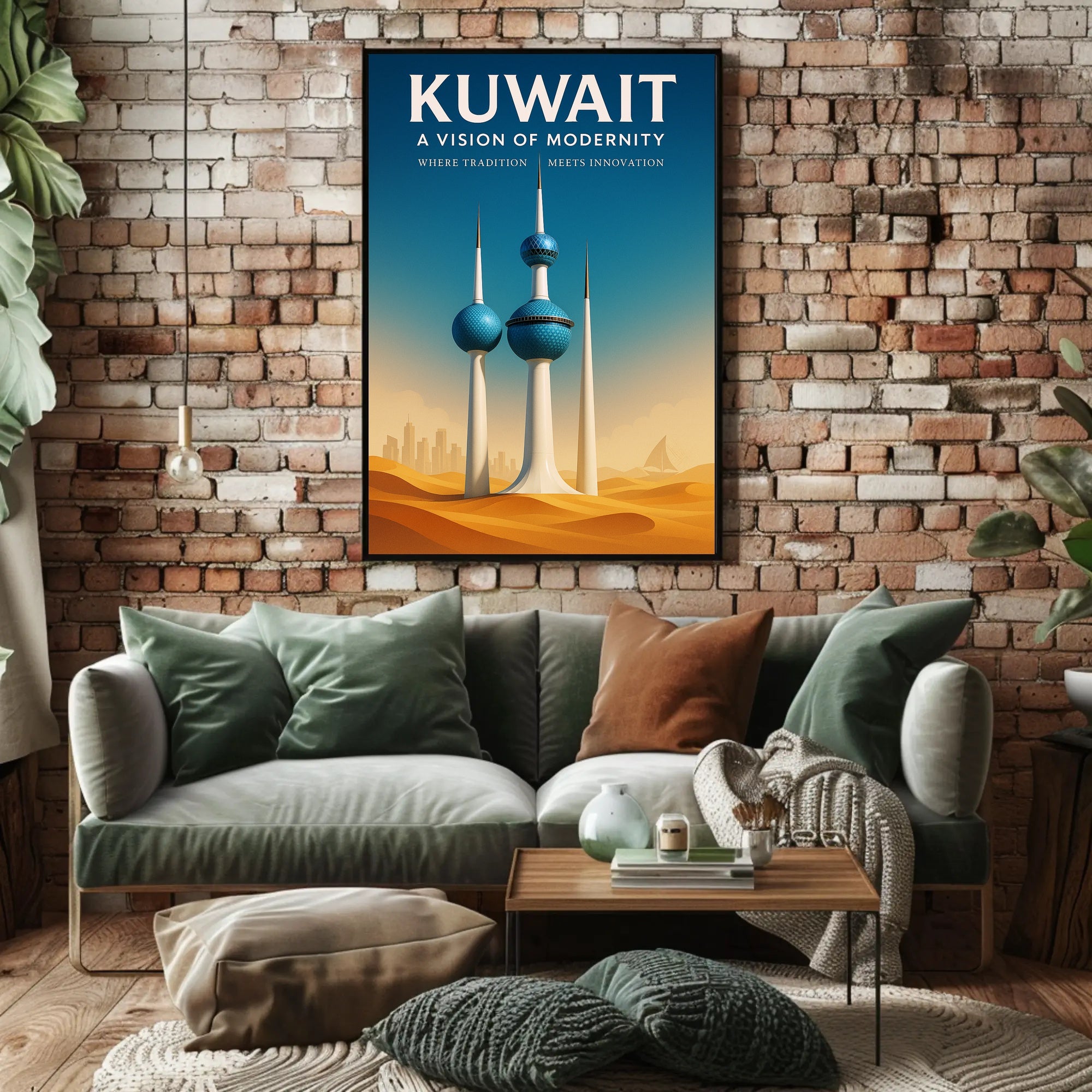 Kuwait - A Vision of Modernity Poster PosterGoat