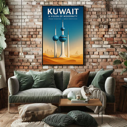 Kuwait - A Vision of Modernity Poster PosterGoat