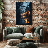 Eerie Carnival Night Poster
