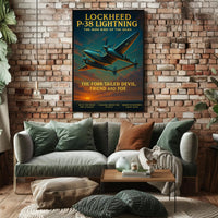 Lockheed P-38 Lightning Poster