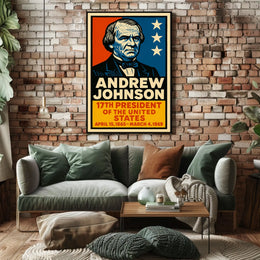 Andrew Johnson 17th President Poster