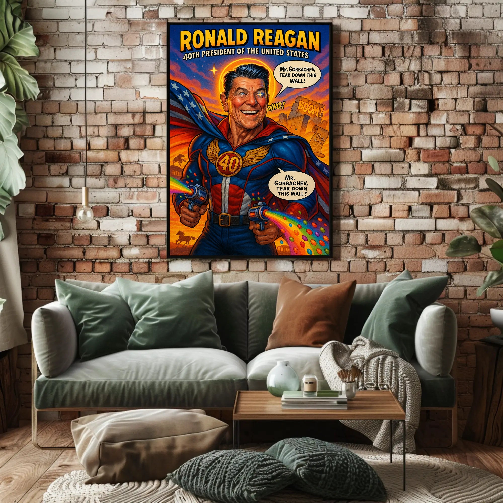 Ronald Reagan – 40th President Poster PosterGoat