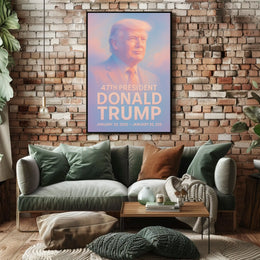 American Spirit Visionary Trump Surrealism Poster
