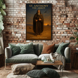 St. Anthony Desert Reverence Cultural or Heritage Poster PosterGoat