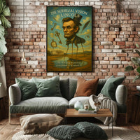The Surreal Vision of Lincoln Poster PosterGoat