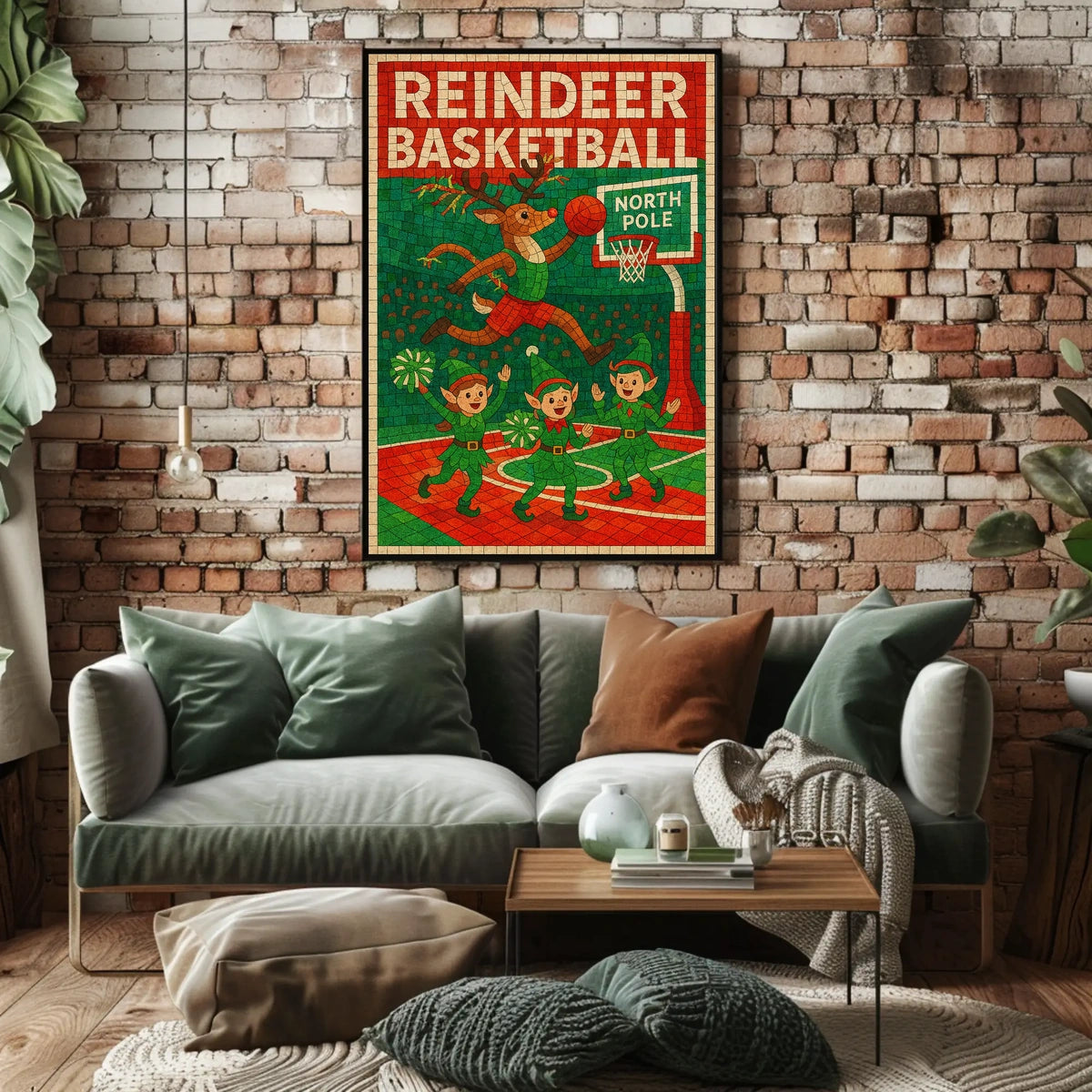 Reindeer Basketball Extravaganza Poster