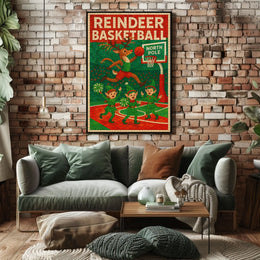 Reindeer Basketball Extravaganza Poster