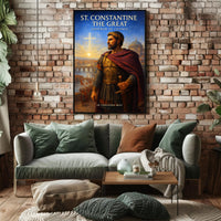 St. Constantine the Great Emperor of Change Poster PosterGoat