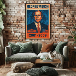 George W. Bush 43rd President Poster