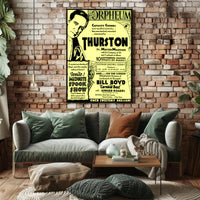 Thurston Magic Show Vintage Theatrical Cultural Poster
