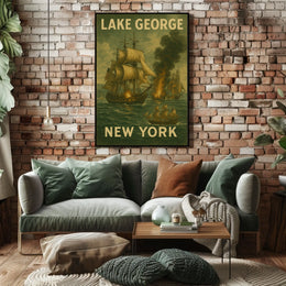 Lake George Maritime Scene Poster