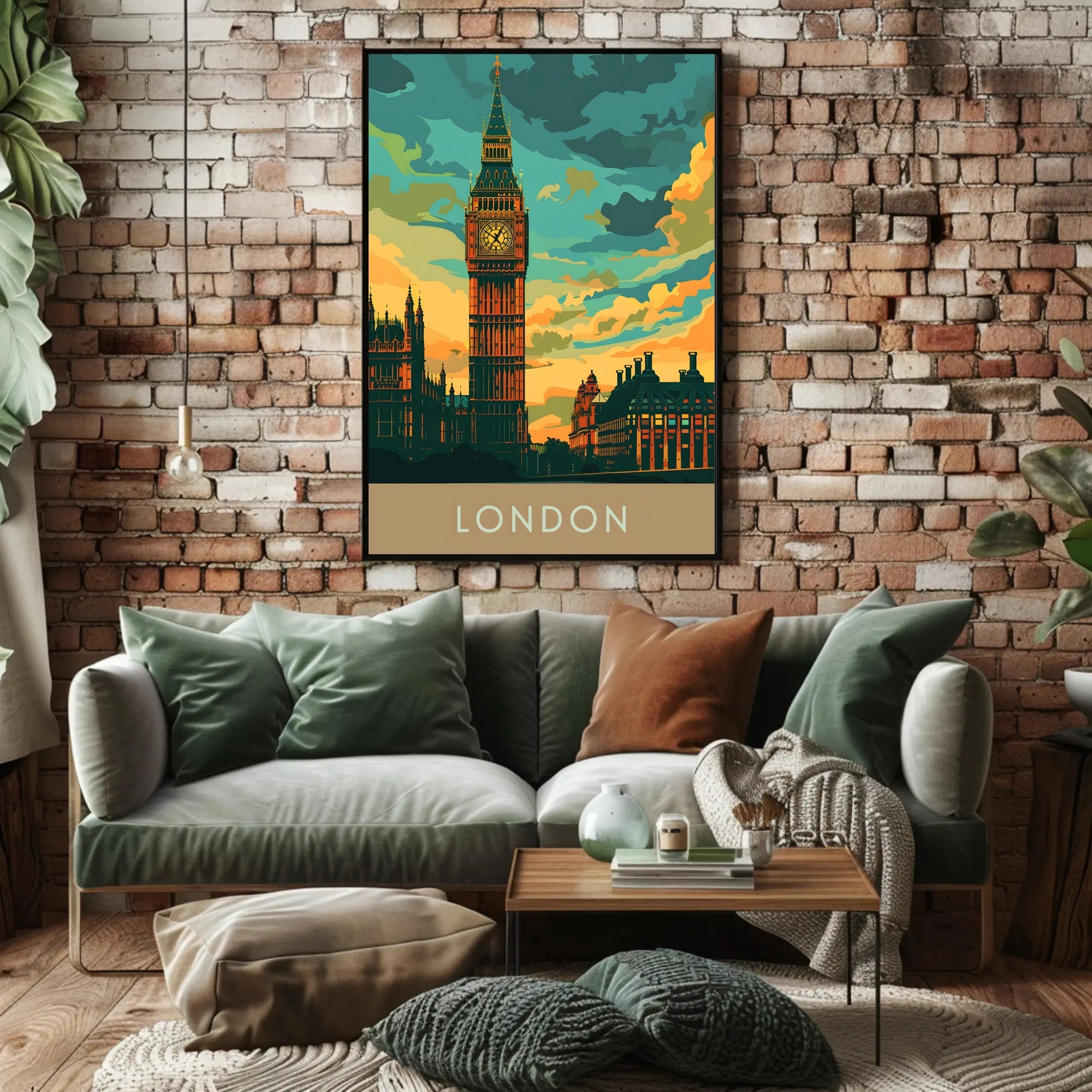Big Ben London Travel Enthusiast's Classic Spirit Travel Poster