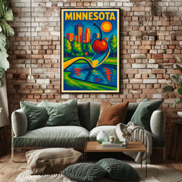 Minnesota Art Poster