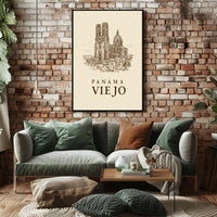 Panama Viejo Poster