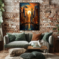 Urban Sunrise Poster PosterGoat