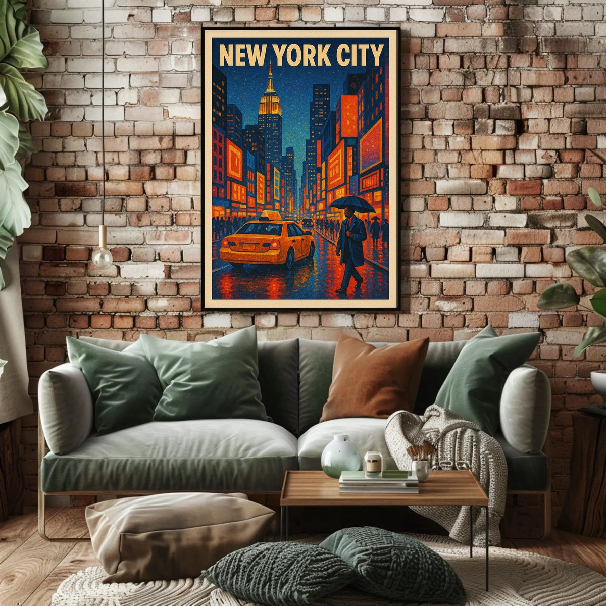 New York City Nightlife Poster