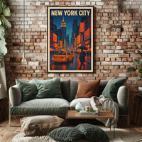 New York City Nightlife Poster