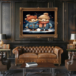 Winter Wonderland Bears Poster