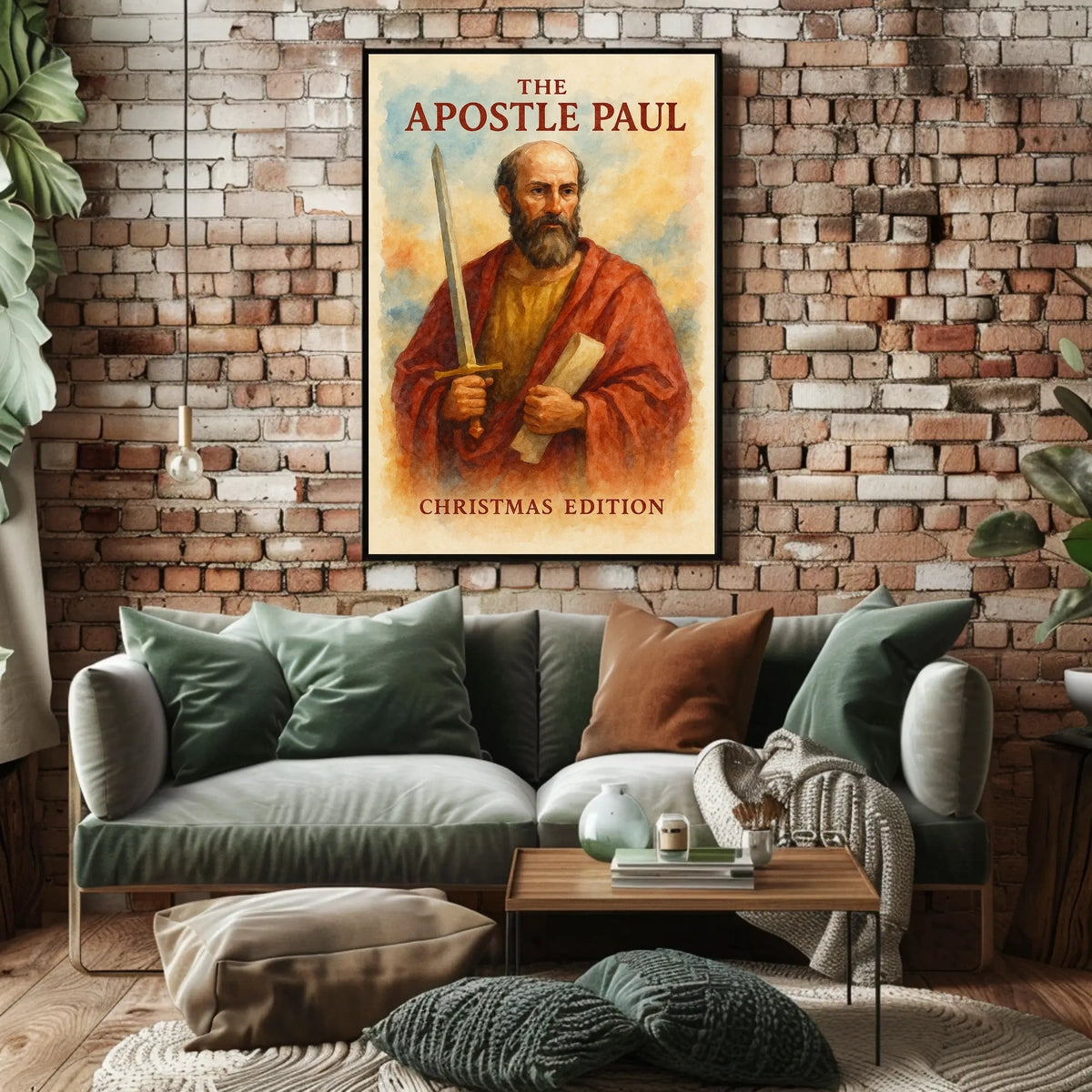 Christmas Edition Apostle Paul Cultural Heritage Poster