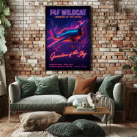 F4F Wildcat Legend of the Skies Poster