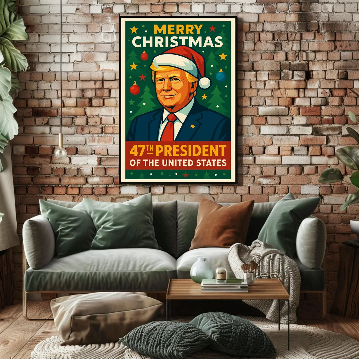 Merry Christmas 47Th President Poster