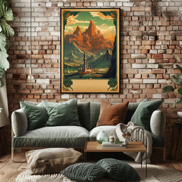 Majestic Mountain Vista Poster
