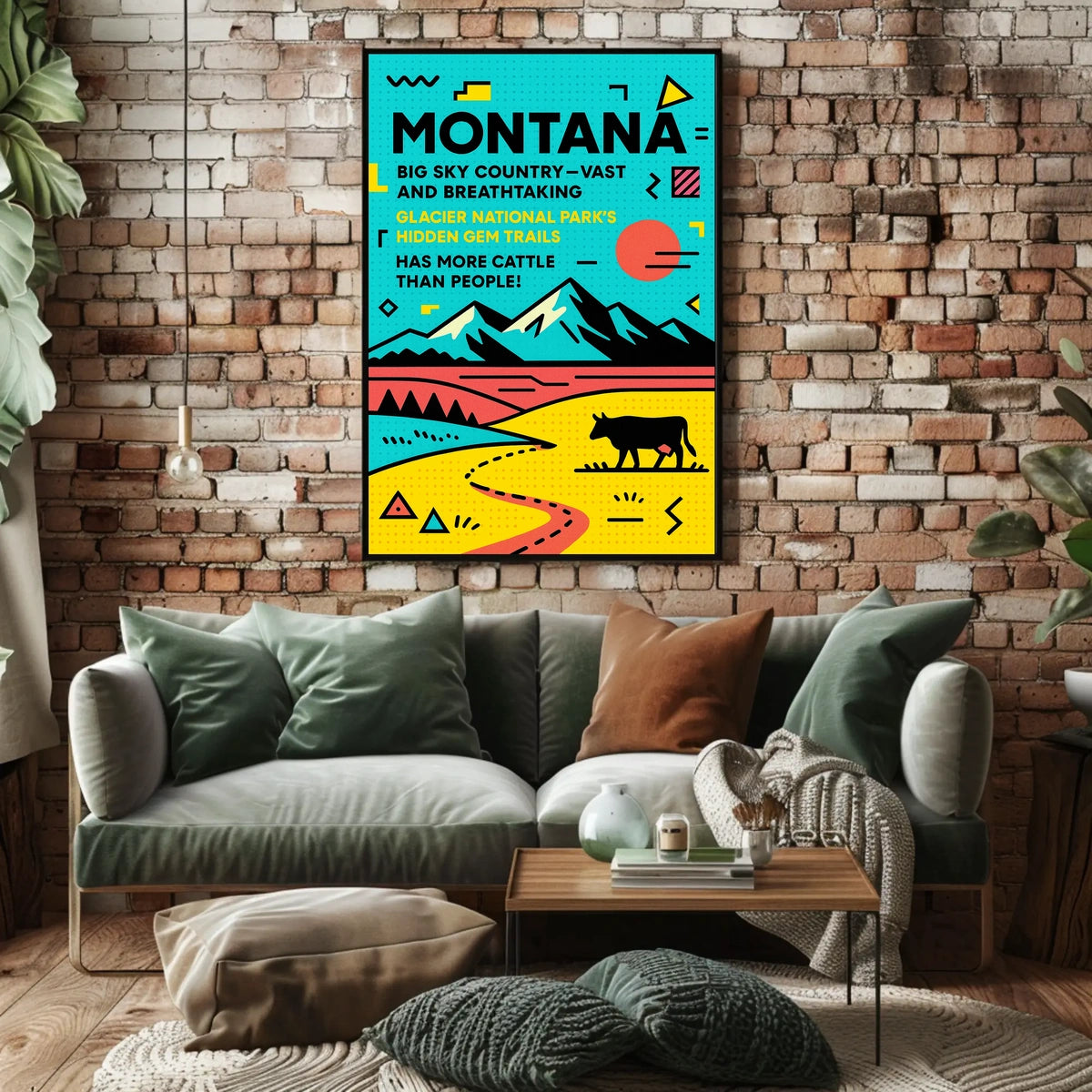 Montana Big Sky Country Poster