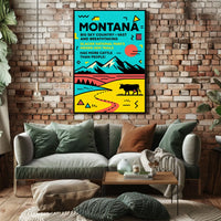 Montana Big Sky Country Poster
