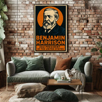 Benjamin Harrison 23rd President Poster
