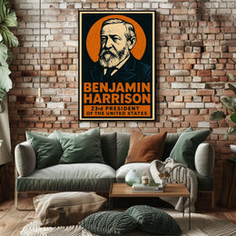 Benjamin Harrison 23rd President Poster