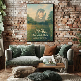 Saint Faustina Kowalska Poster