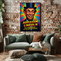 Abraham Lincoln 16th President Poster Wall Art Print Decor PosterGoat