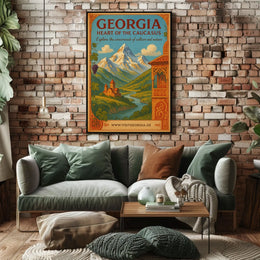 Georgia Heart Of The Caucasus Poster