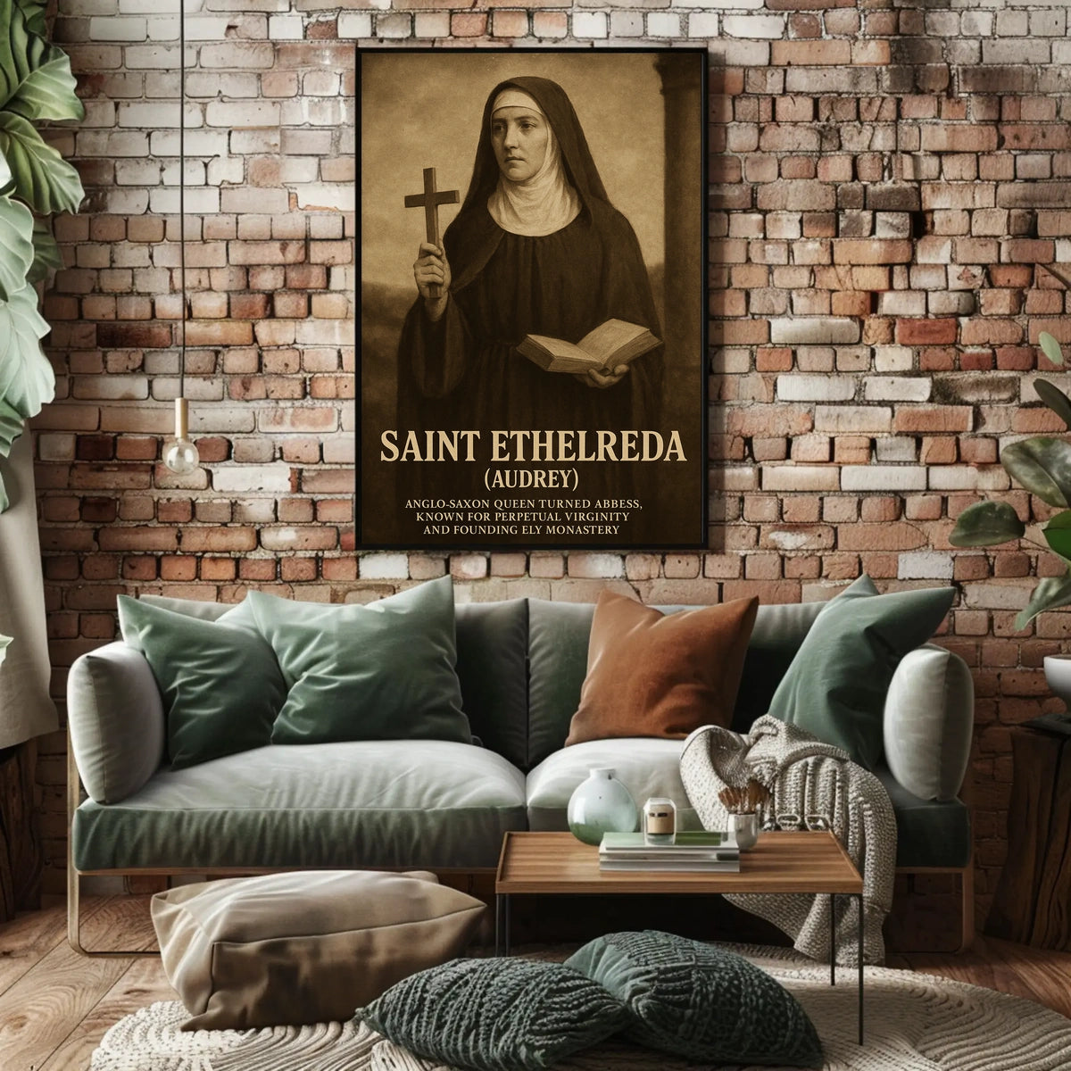 Saint Etheldreda (Audrey) Poster